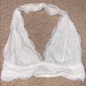 UO Ivory Halter Bralette